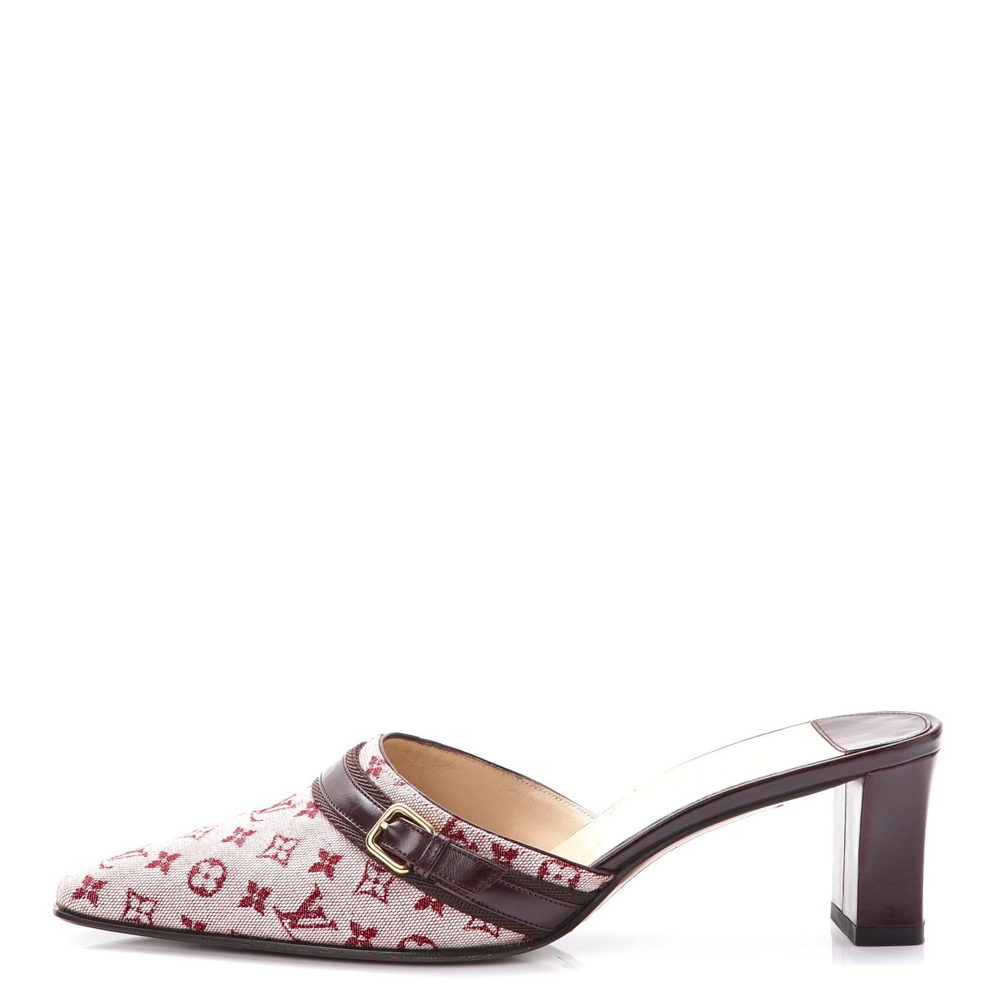 Mini Monogram Mules 36 Cherry
