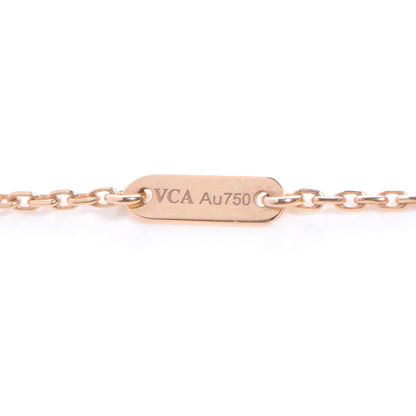 18K Rose Gold Sweet Alhambra Pendant Necklace