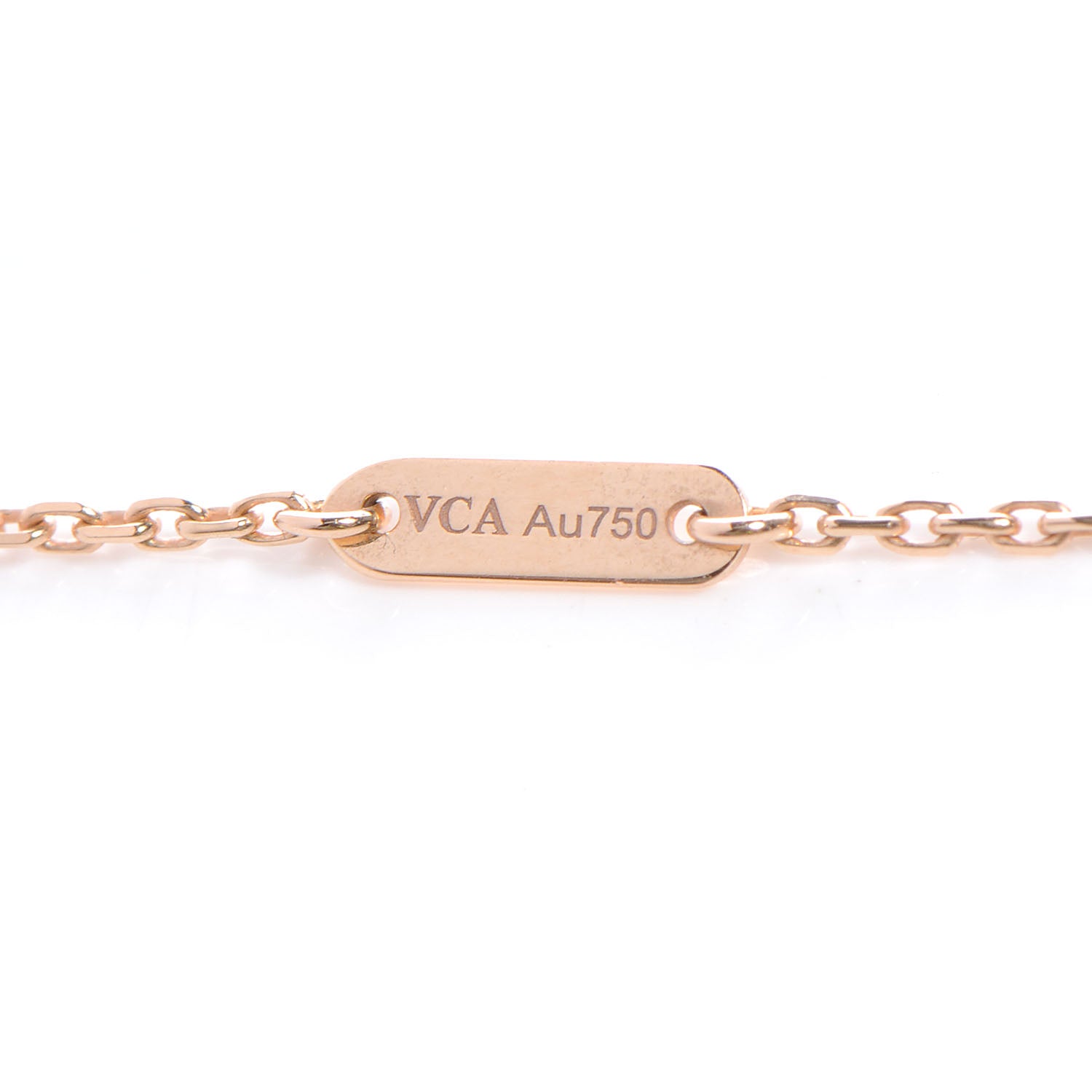 Van Cleef & Arpels 18K Rose Gold Sweet Alhambra Pendant Necklace 5 of 7