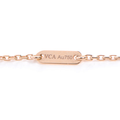 Van Cleef & Arpels 18K Rose Gold Sweet Alhambra Pendant Necklace 5 of 7