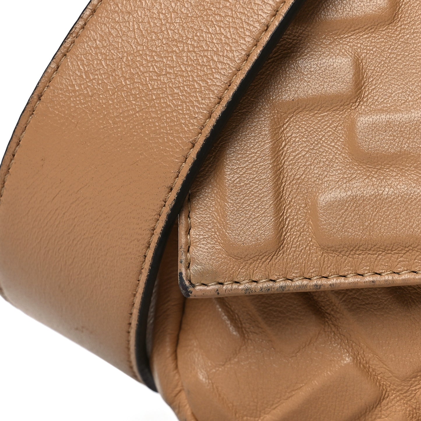 Nappa FF 1974 Embossed Baguette Durian
