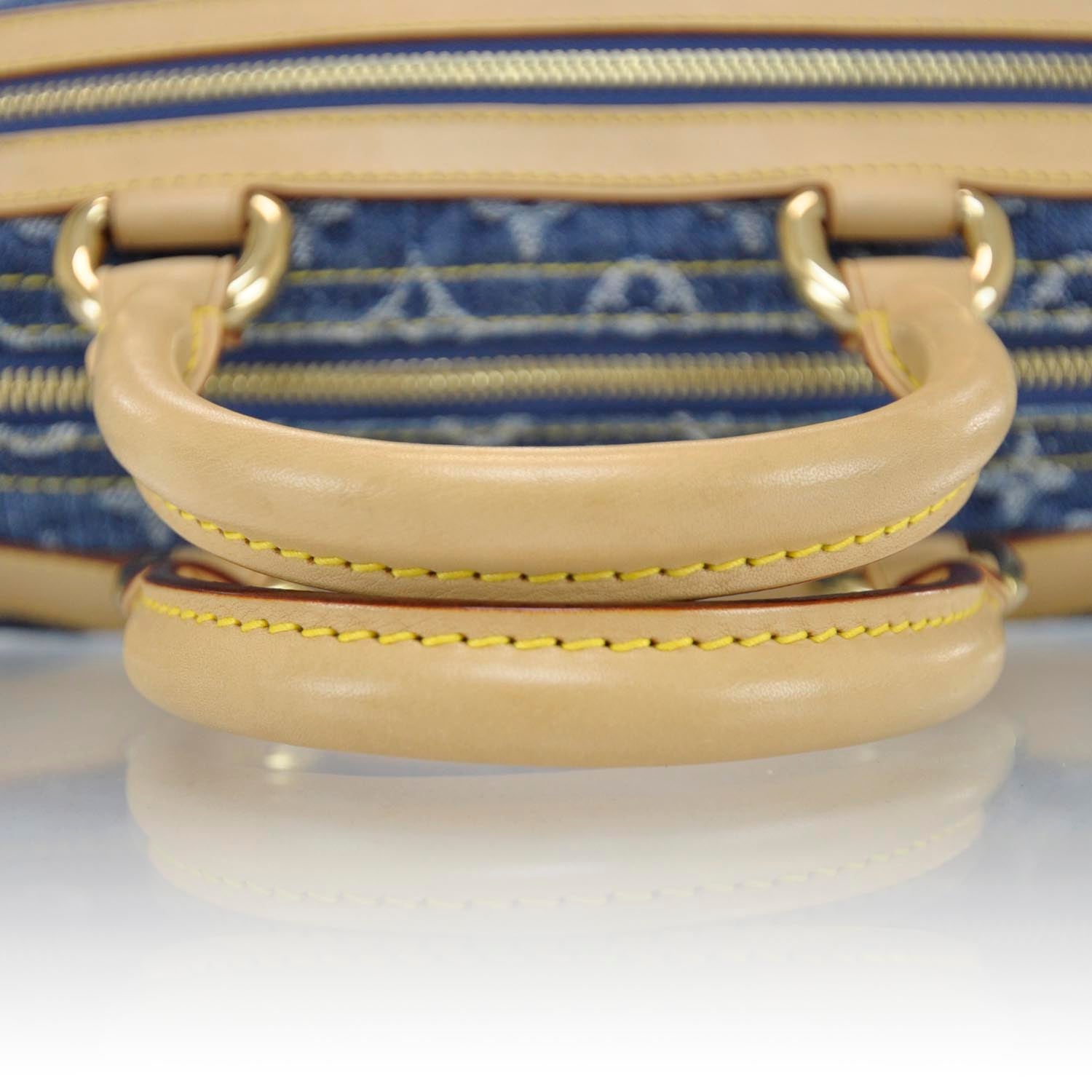 Louis Vuitton Monogram Denim Neo Speedy Blue 4 of 9
