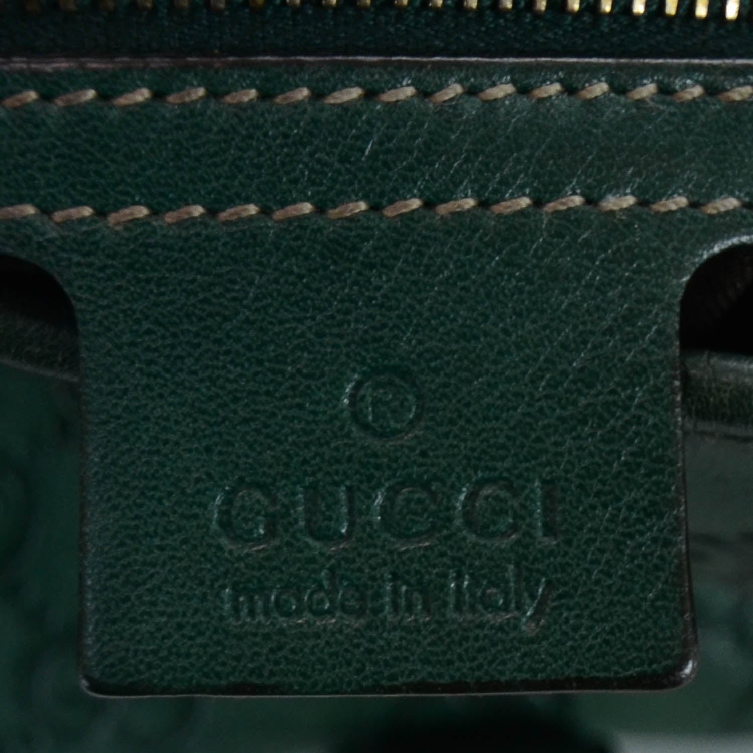 Gucci Guccissima Bouvier Hobo Dark Green 11 of 12
