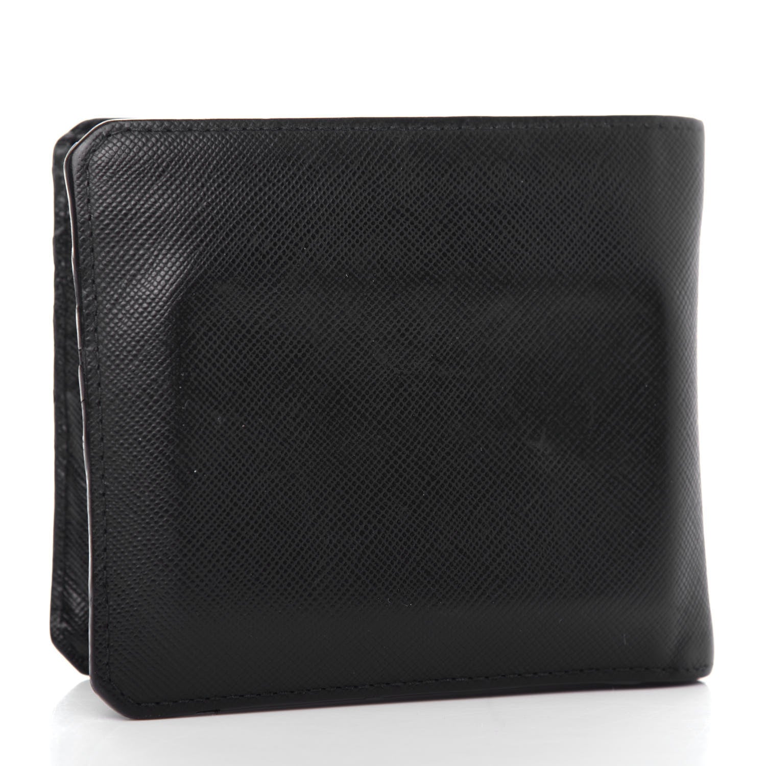Prada Saffiano Bi-Fold Wallet Black 2 of 9