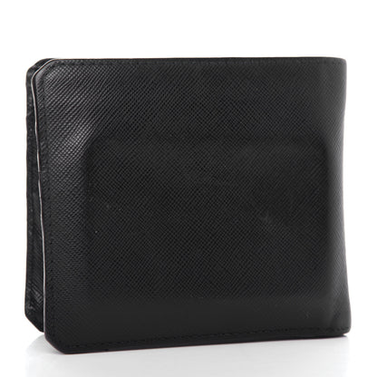 Prada Saffiano Bi-Fold Wallet Black 2 of 9