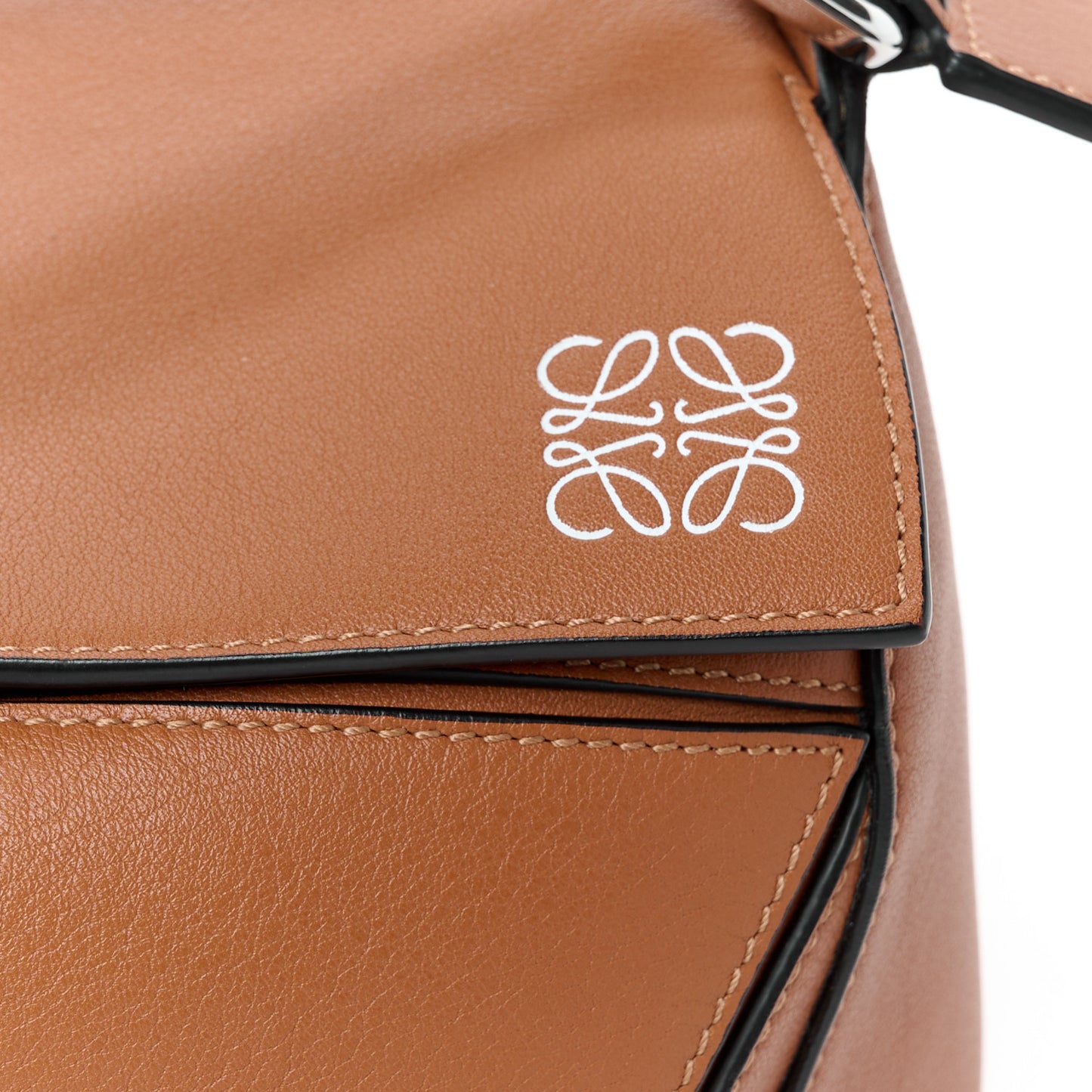 Calfskin Medium Puzzle Bag Tan