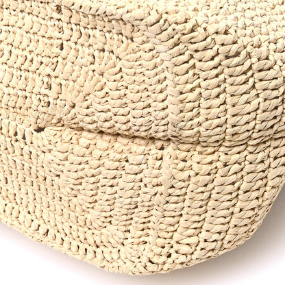 Saint Laurent Raffia Monogram Hobo Naturale 10 of 10
