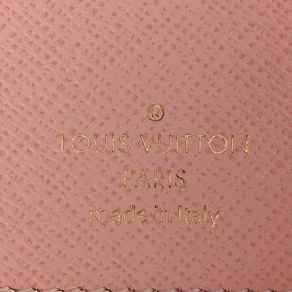 Louis Vuitton Damier Ebene Victorine Wallet Rose Ballerine 6 of 8