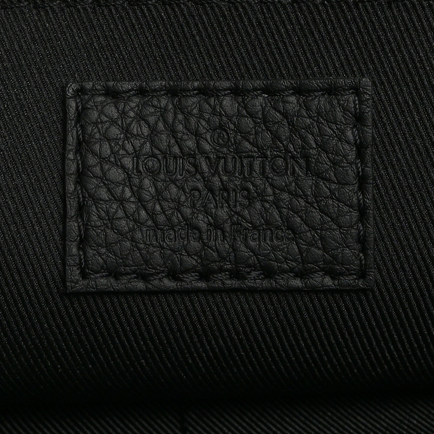 Shadow Calfskin Monogram Pochette Voyage Souple Black