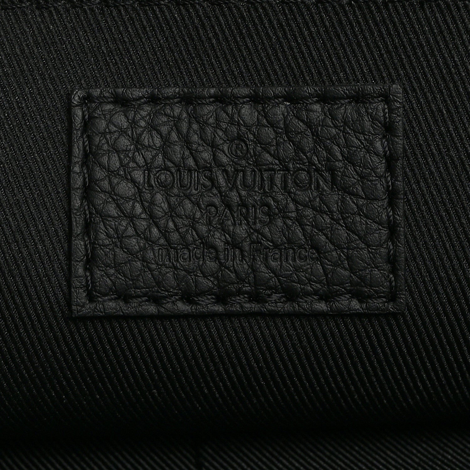 Louis Vuitton Shadow Calfskin Monogram Pochette Voyage Souple Black 6 of 6