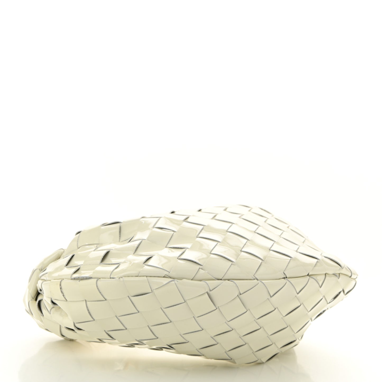 Patent Nappa Intrecciato Mini Jodie White