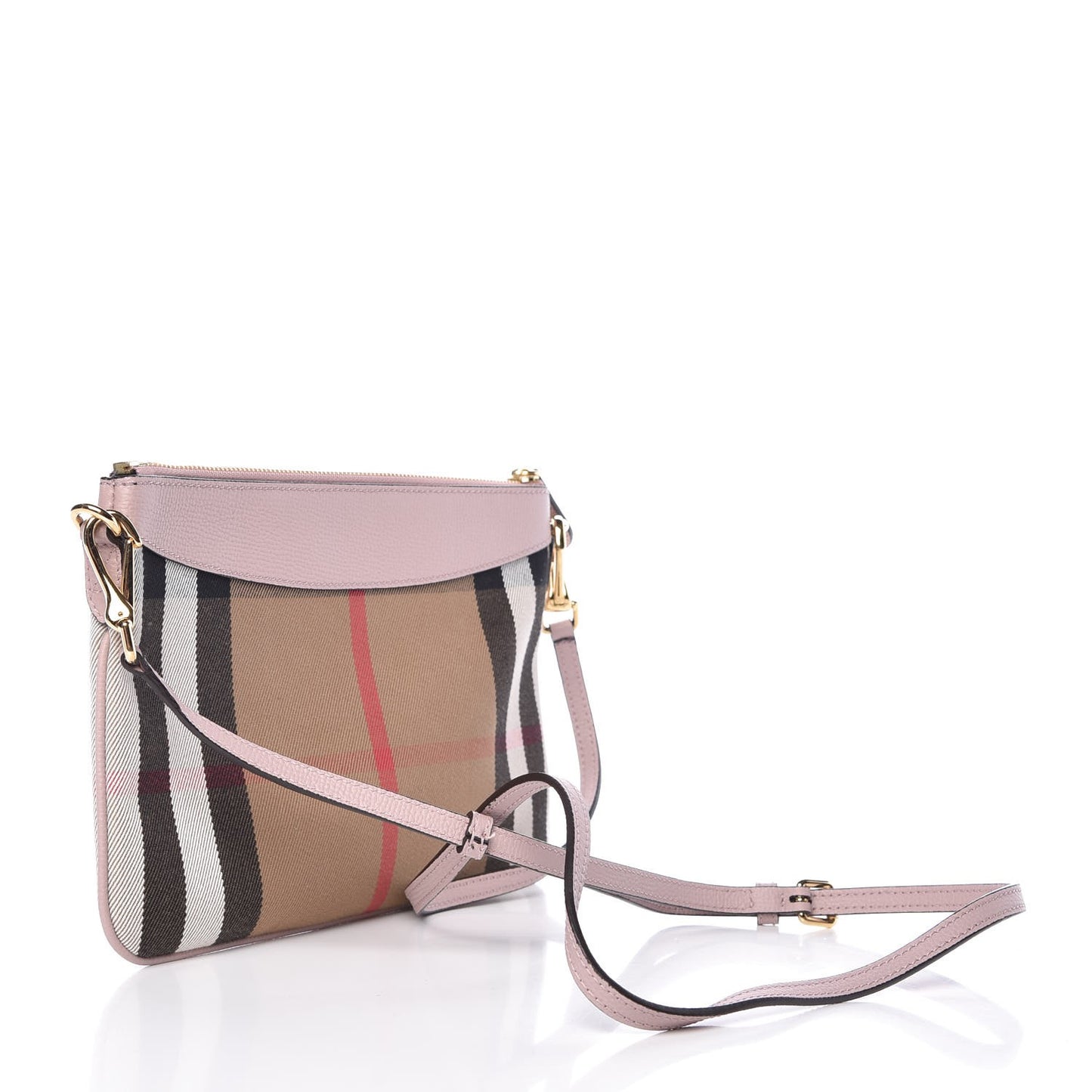 House Check Derby Peyton Crossbody Clutch Bag Pale Orchid