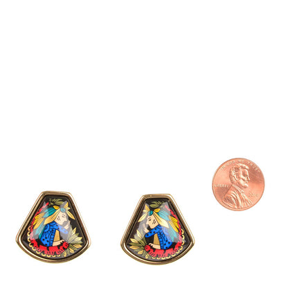 Hermes Enamel Clip On Earrings 2 of 4