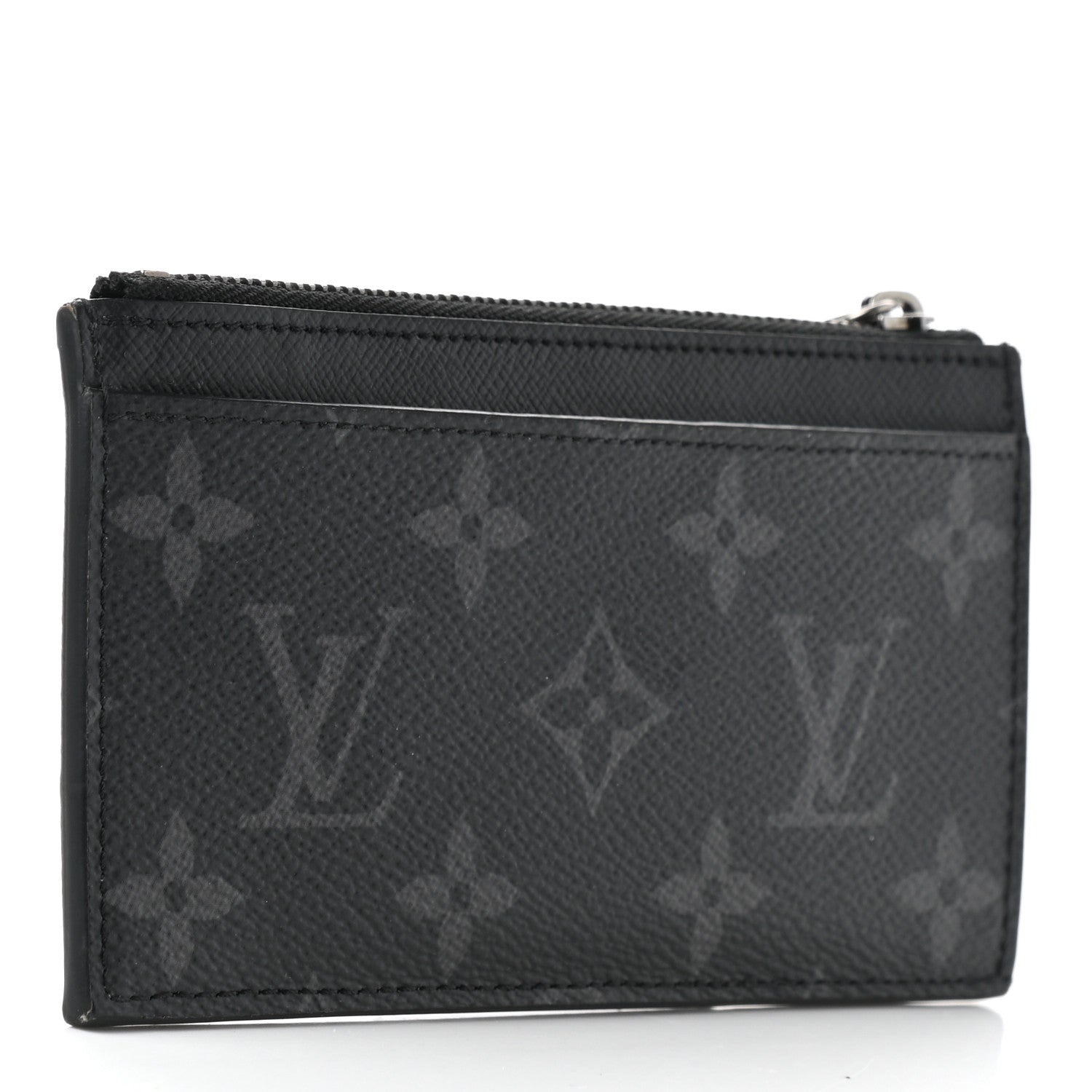 Louis Vuitton Reverse Monogram Eclipse Taiga Coin Card Holder 3 of 6