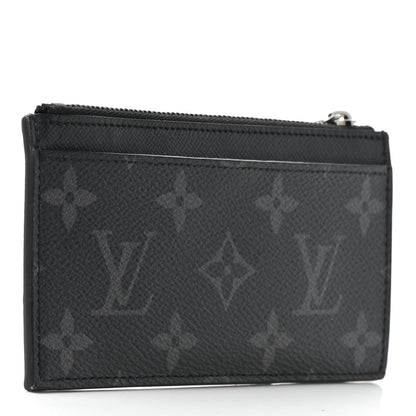 Louis Vuitton Reverse Monogram Eclipse Taiga Coin Card Holder 3 of 6