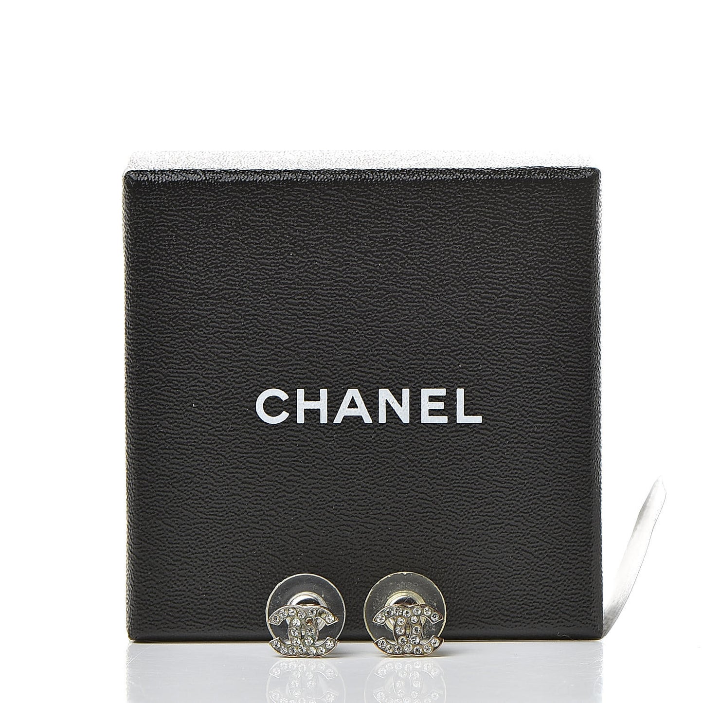 Crystal Timeless CC Earrings Silver
