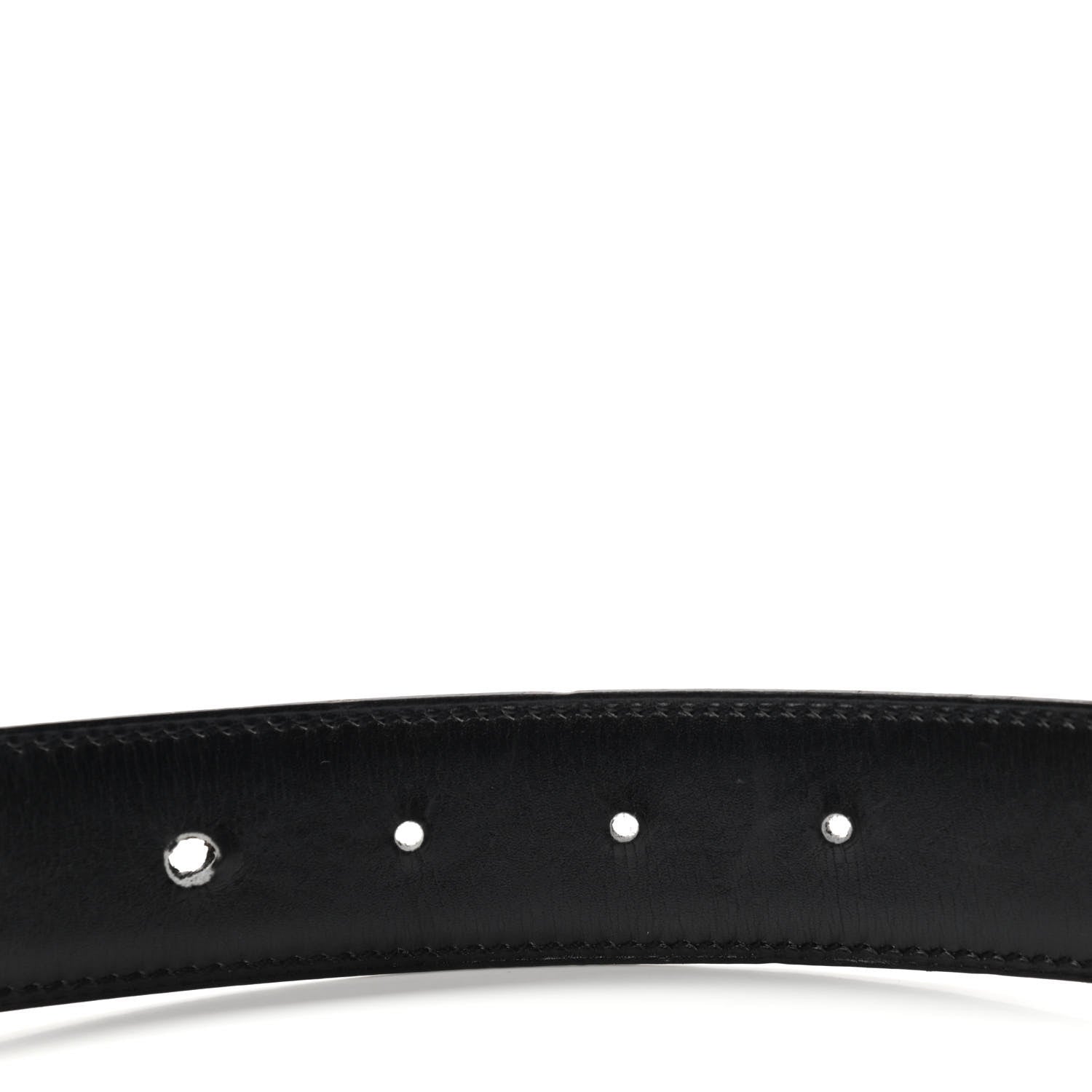 Hermes Box Togo 32mm Belt Strap 85 Black Gold 4 of 7
