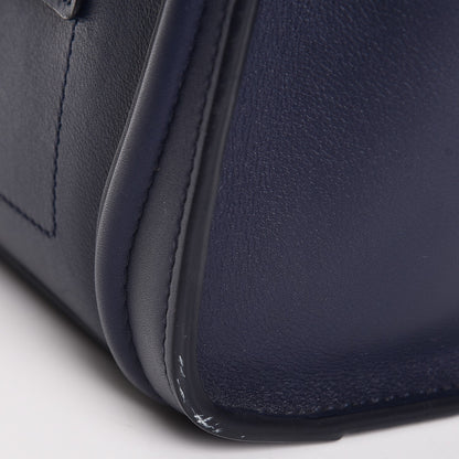 Celine Smooth Calfskin Nano Luggage Navy Blue 10 of 14