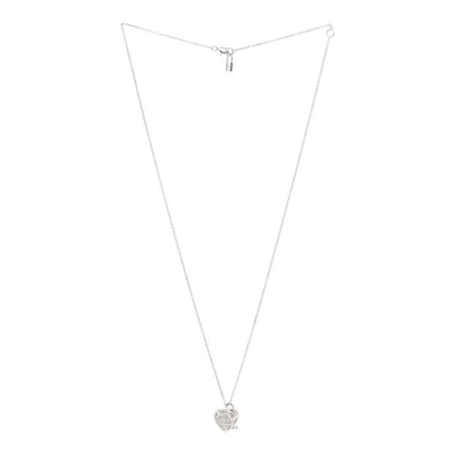 Tiffany Sterling Silver Return To Tiffany Love Heart Tag Key Pendant Necklace 3 of 6