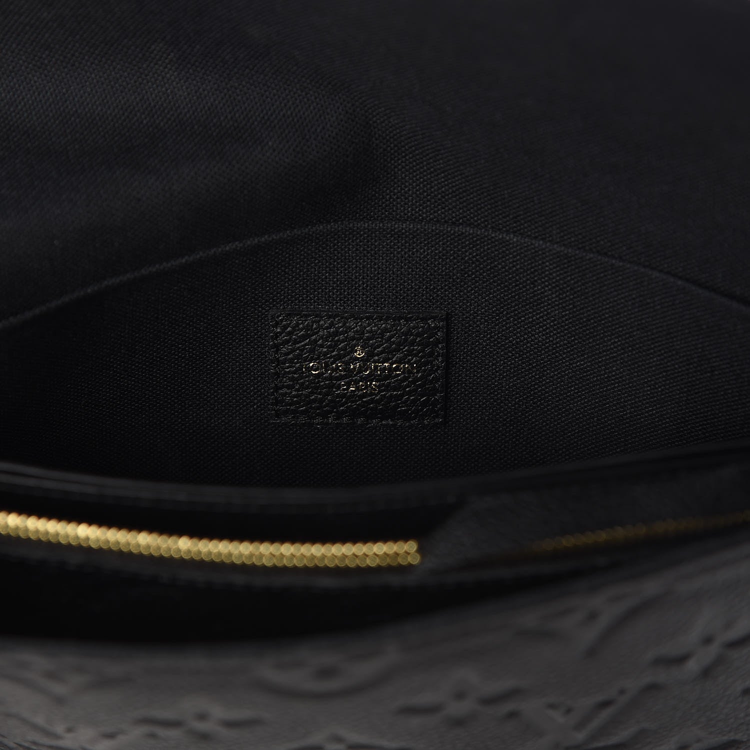 Louis Vuitton Empreinte Pochette Felicie Chain Wallet Black 9 of 12