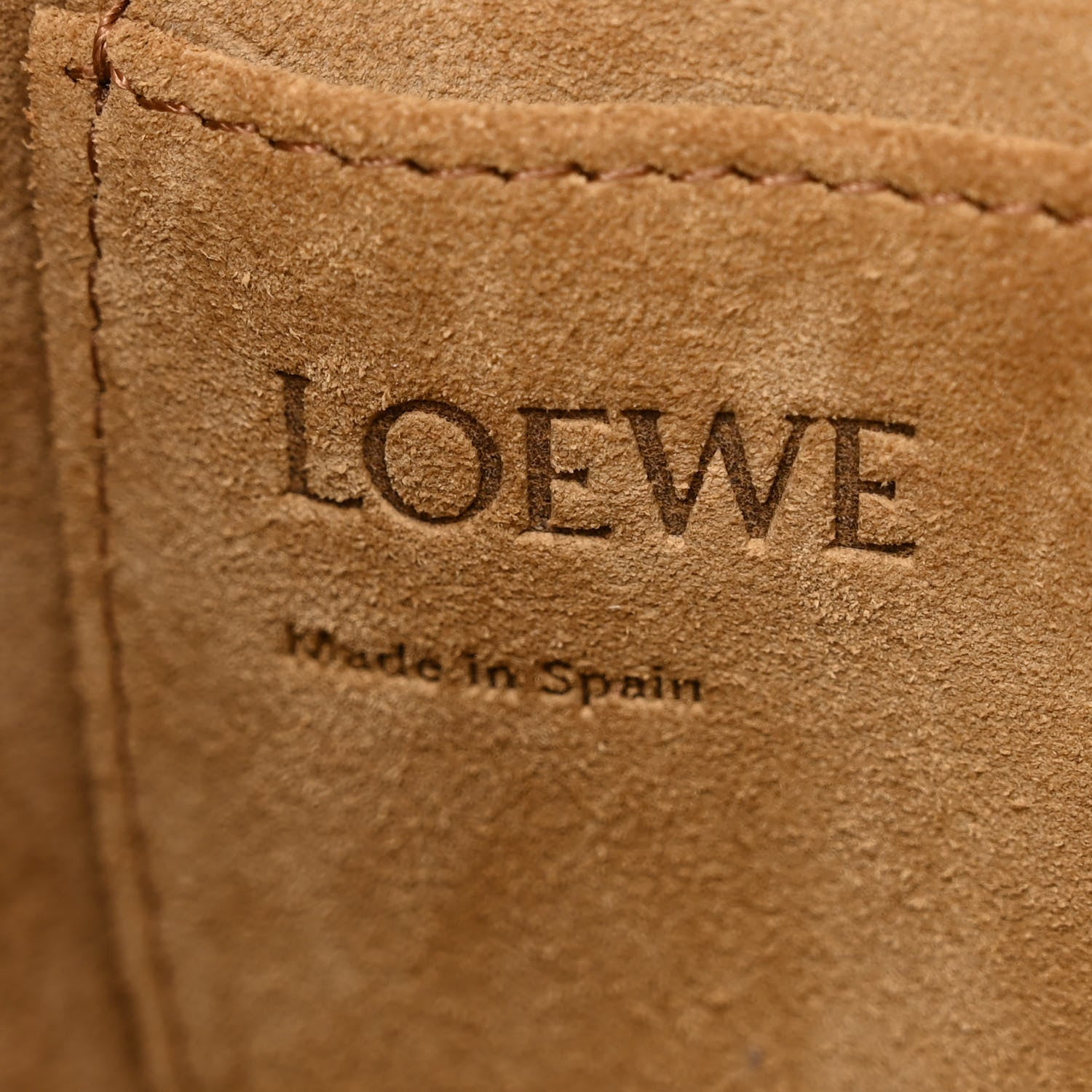 Loewe Calfskin Jacquard Mini Gate Dual Bag Autumn Green 6 of 10