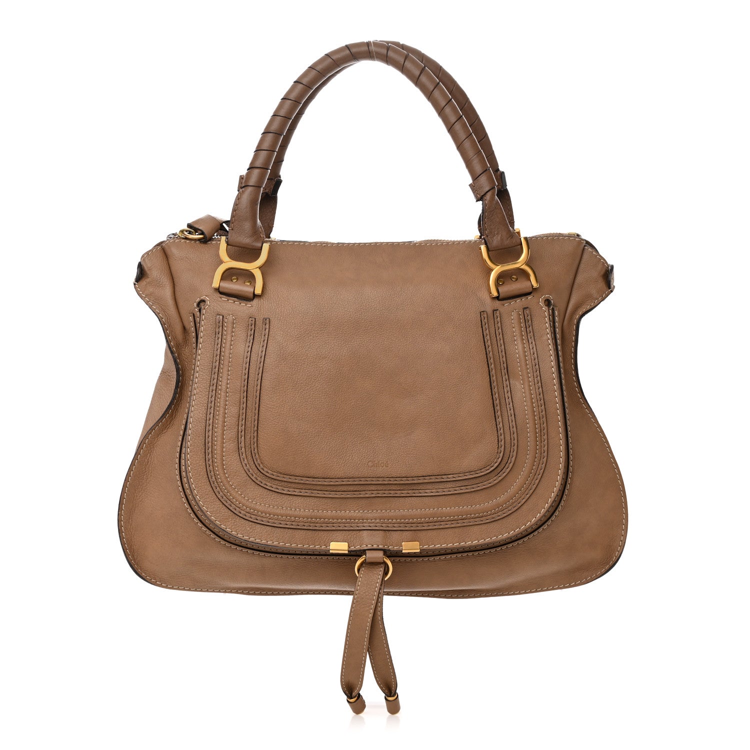 Chloe Calfskin Large Marcie Satchel Nut 1 of 22