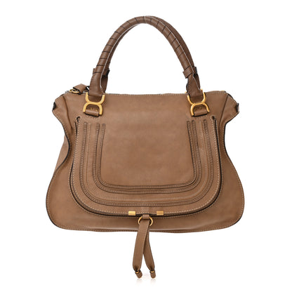 Chloe Calfskin Large Marcie Satchel Nut 1 of 22