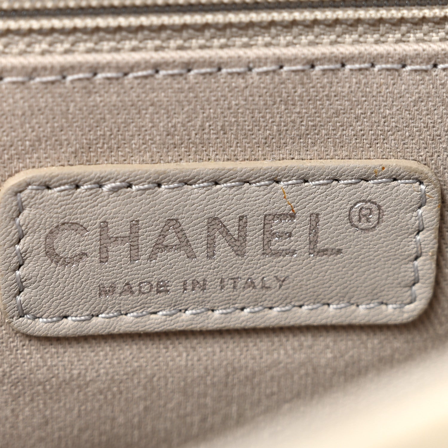 Chanel Caviar Quilted Jumbo Easy Flap  Dark White 6 of 10