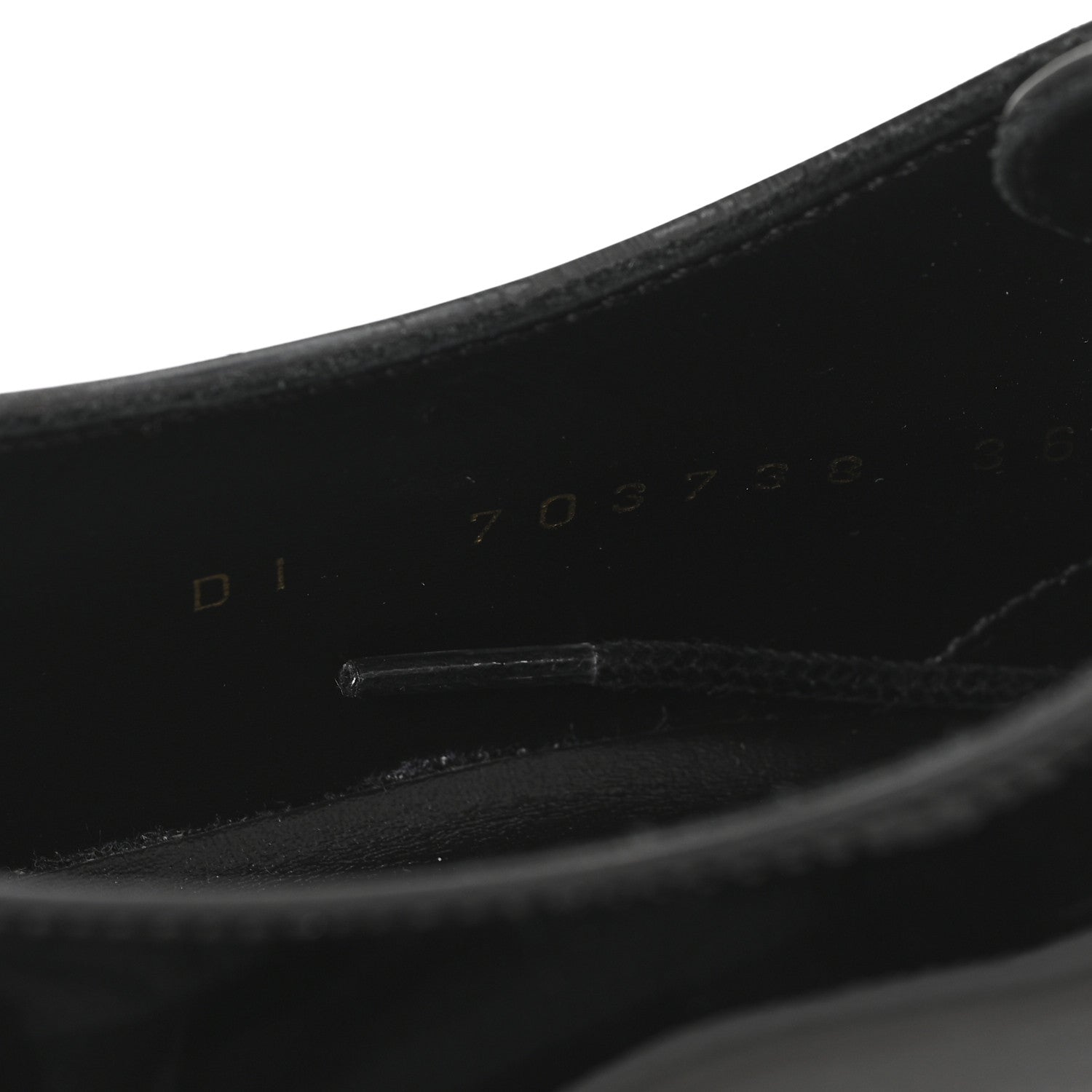 Saint Laurent Patent Baltimora Lace Up Derby Shoes 36.5 Black 9 of 9