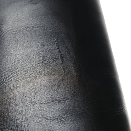 Saint Laurent Smooth Calfskin 90 Kidd Knee High Boots 39 Black 9 of 9