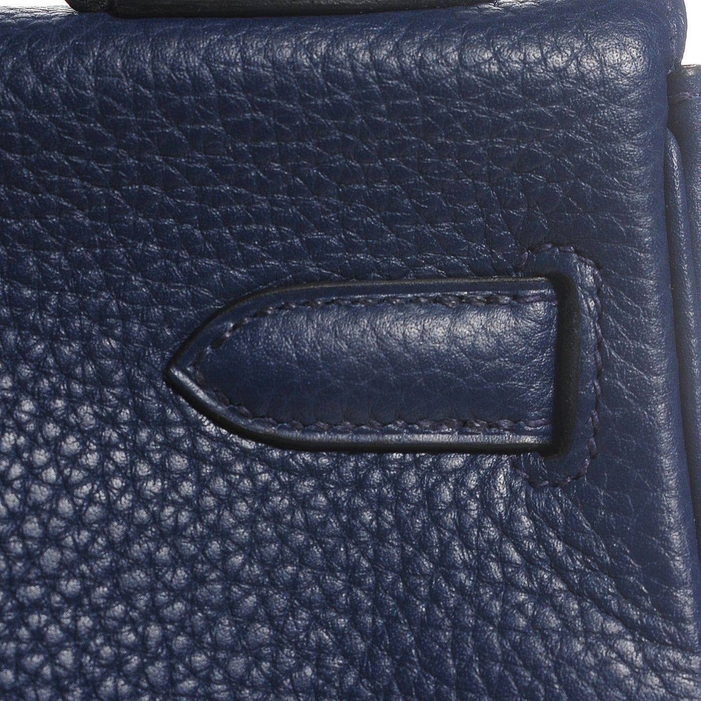 Togo Kelly Retourne 32 Bleu Saphir