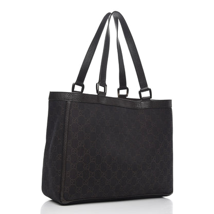 Gucci Monogram Abbey D Ring Tote Dark Brown 3 of 9