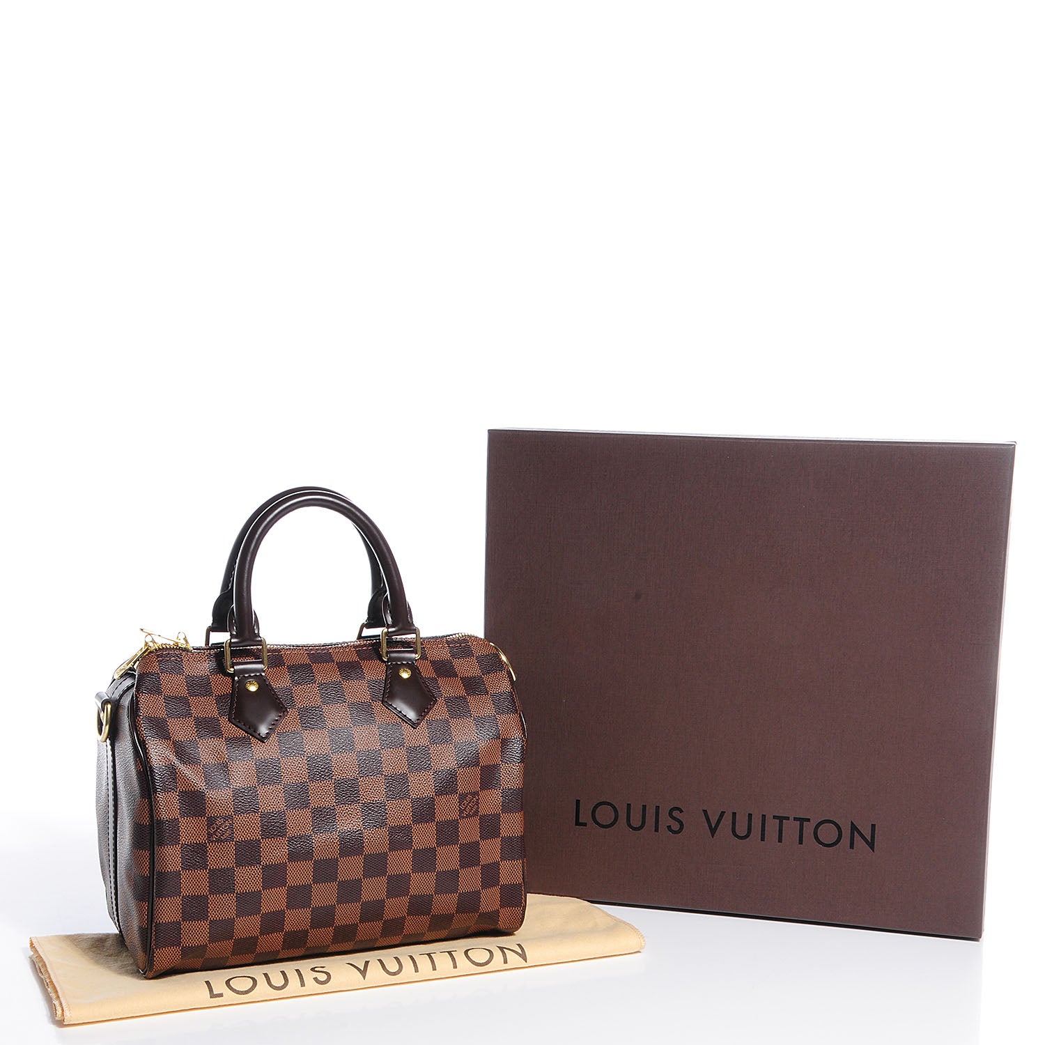 Louis Vuitton Damier Ebene Speedy Bandouliere 25 5 of 8