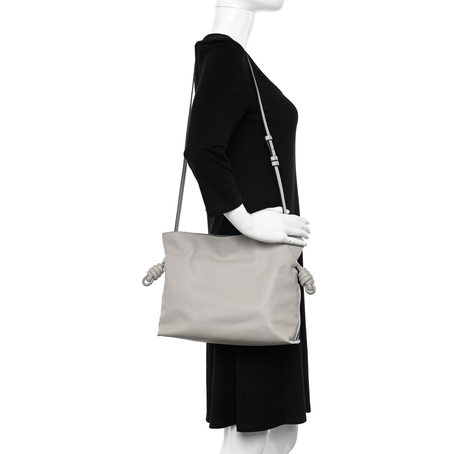 Loewe Nappa Medium Flamenco Knot Bag Ghost 2 of 10