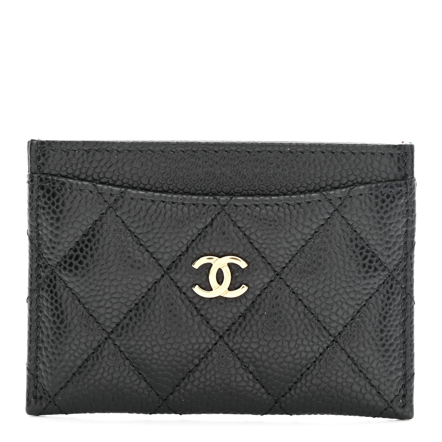 Chanel Caviar Quilted Card Holder Black 1 of 8