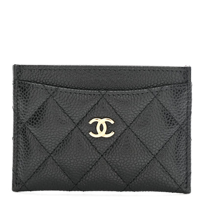 Chanel Caviar Quilted Card Holder Black 1 of 8