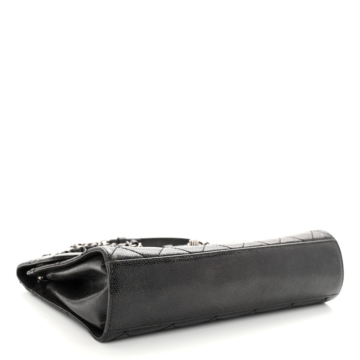 Chanel Crumpled Grained Calfskin Medium CC Crave Flap Black 4 of 11