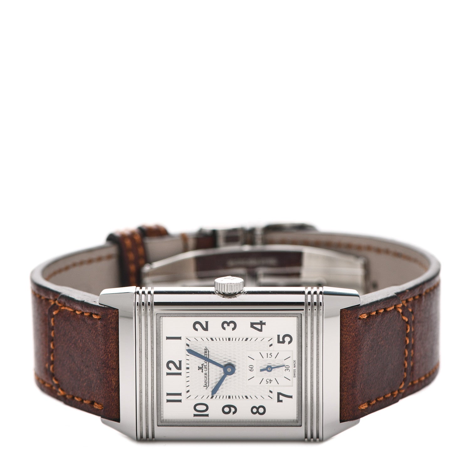 Jaeger-LeCoultre Stainless Steel Calfskin 25.5mm Reverso Duoface Manual Winding Watch Q2458422 3 of 6