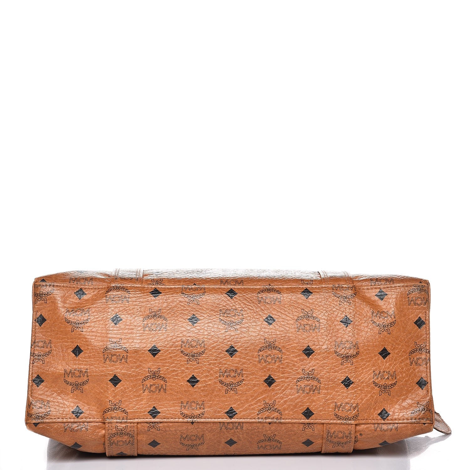 MCM Visetos Shoulder Bag Cognac 16 of 18
