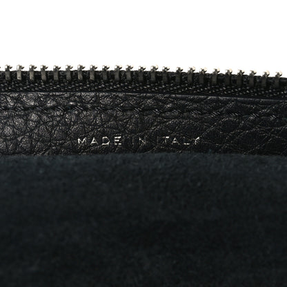 The Row Grained Calfskin Large Slouchy Banana Bag Black 7 of 10