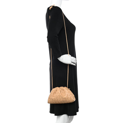 Bottega Veneta Nappa Intrecciato The Mini Pouch Almond 2 of 10