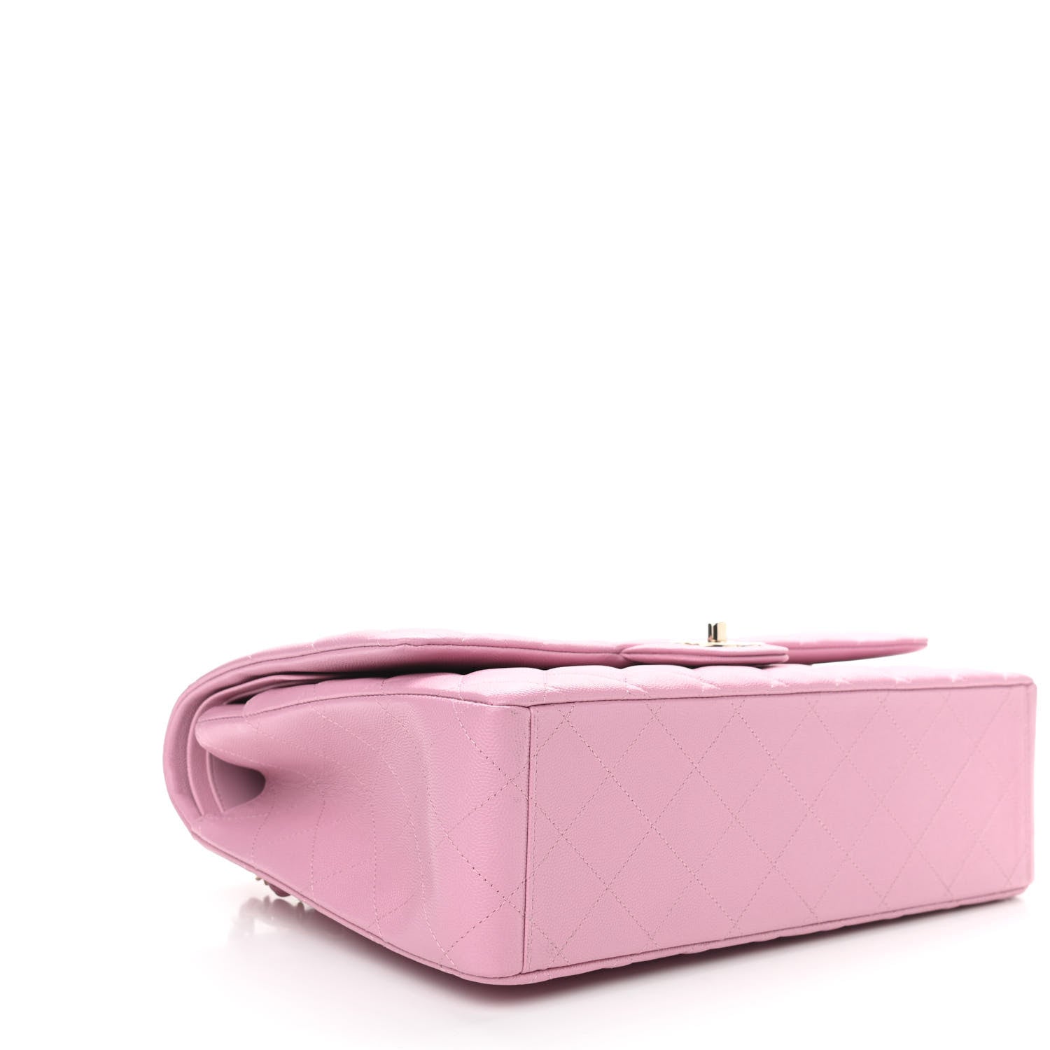 Chanel Caviar Quilted Maxi Double Flap Pink 4 of 10