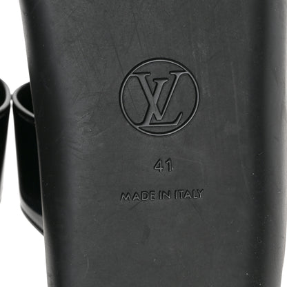 Louis Vuitton Monogram Sunbath Flat Mule Sandals 41 Black 6 of 7