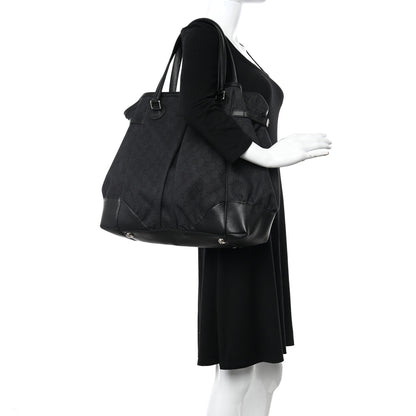 Gucci Monogram Full Moon Tote Black 2 of 9