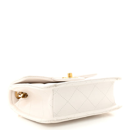Chanel Caviar Quilted Mini Sweet Classic Flap White 4 of 12