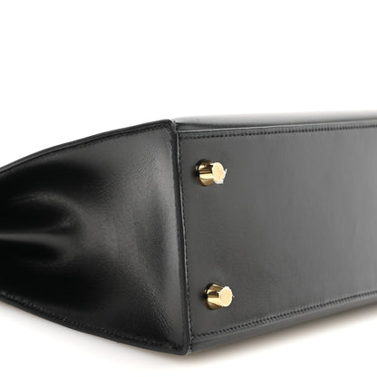 Hermes Box Kelly Sellier 25 Black Black 9 of 11