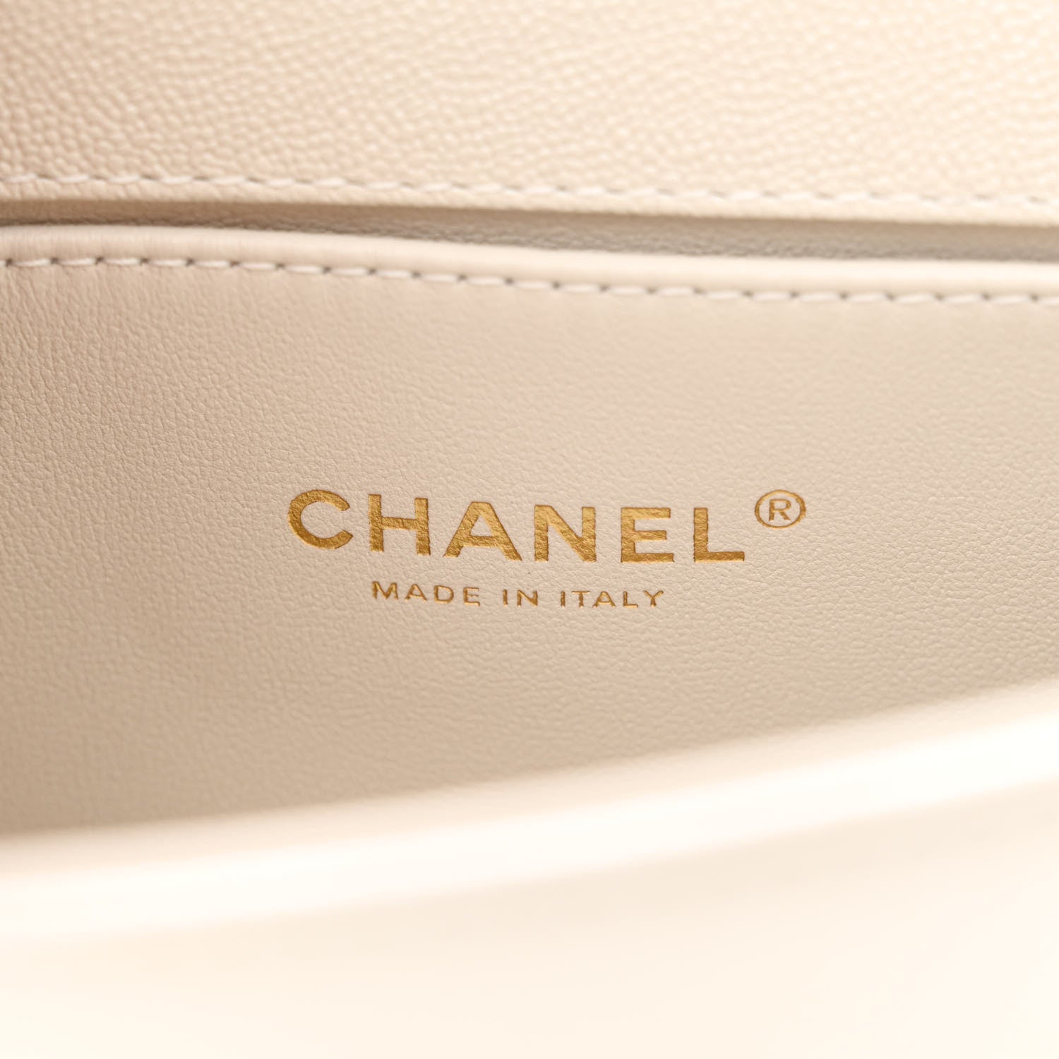 Chanel Iridescent Caviar Mini Boy Flap White 6 of 11