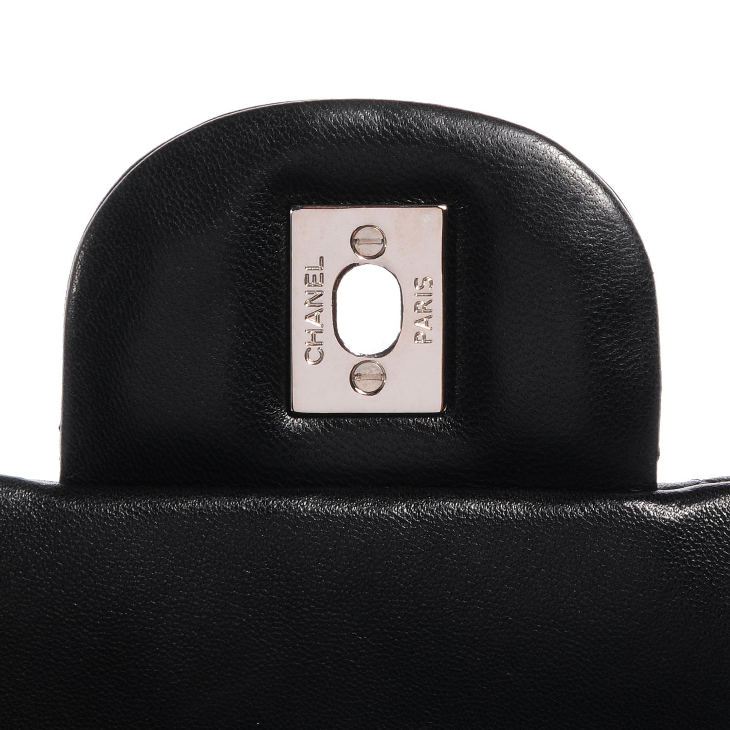 Chanel Lambskin Quilted Maxi Double Flap Black 8 of 9