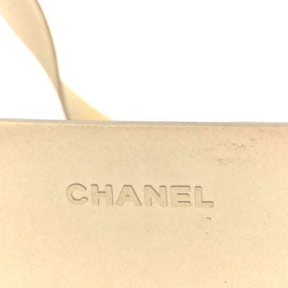 Chanel Jelly Rubber Tote Beige 5 of 7