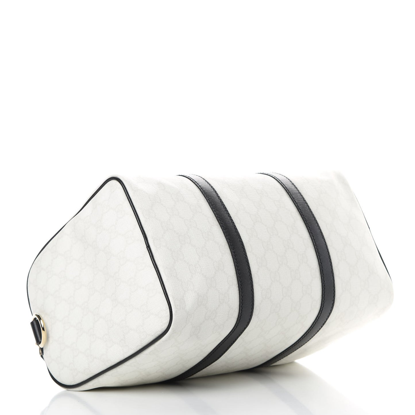 GG Plus Monogram Medium Joy Boston White Black